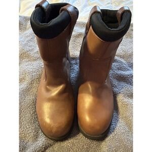 Wellco Ravenhawk  10"  composite safety toe work boot  men size 8 Wmn Sz 9